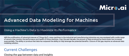 Advanced Data Modeling for Machines